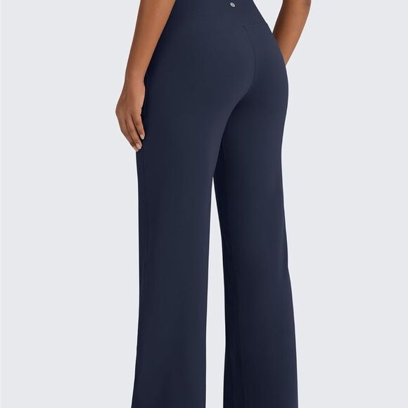 G4Free BareFeel High Stretch Yoga Pants Women High Waisted Casual Wide Leg Pants - Picture 2 of 6